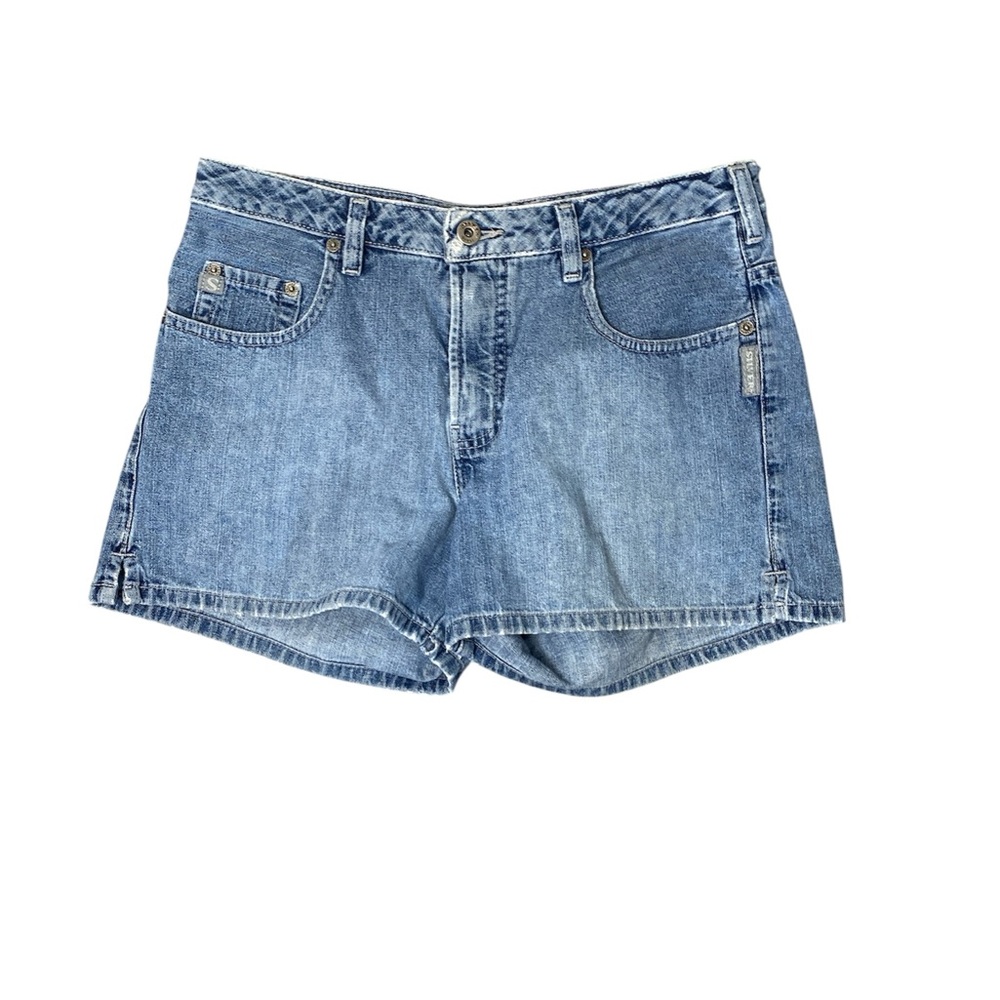 Silver Jeans Suki Denim Shorts Women’s Size 30 Blue Mid Rise Stretch Jean Shorts